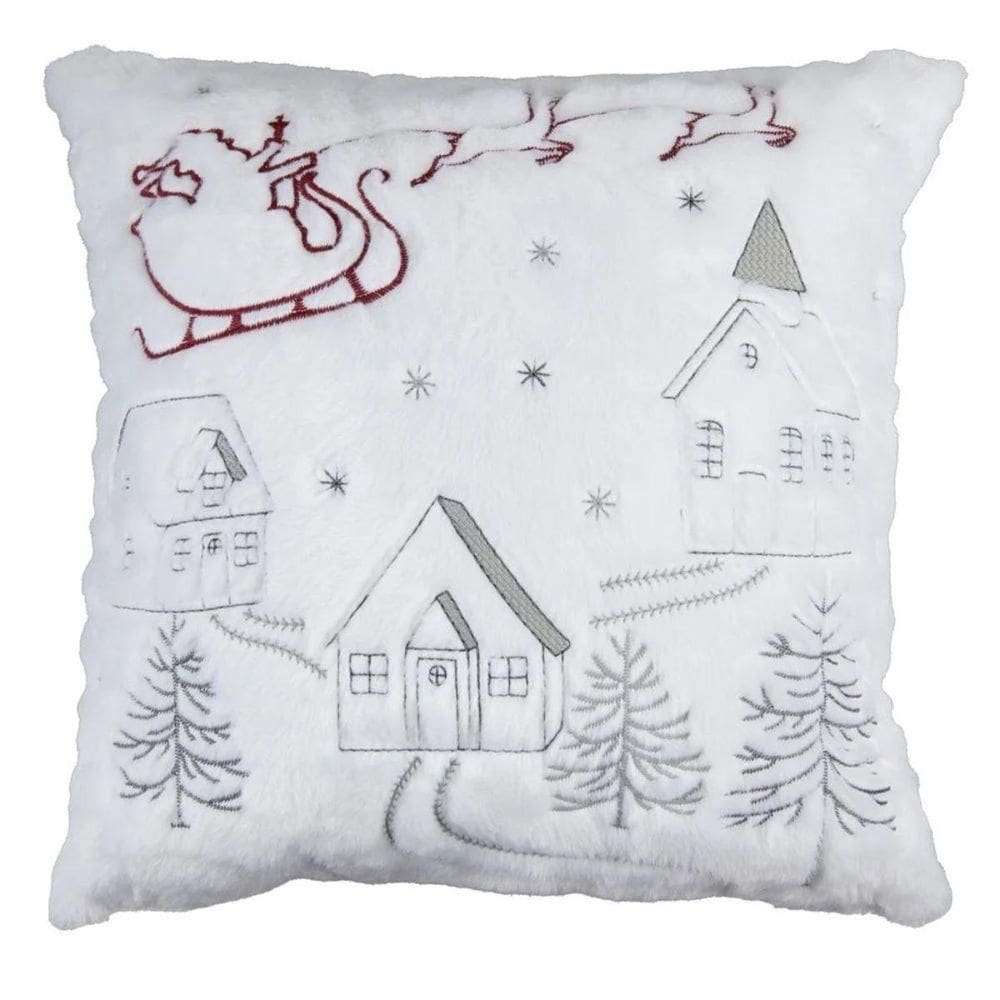 Almofada Natalina Vila Nevada 445475 43X43Cm Belchior