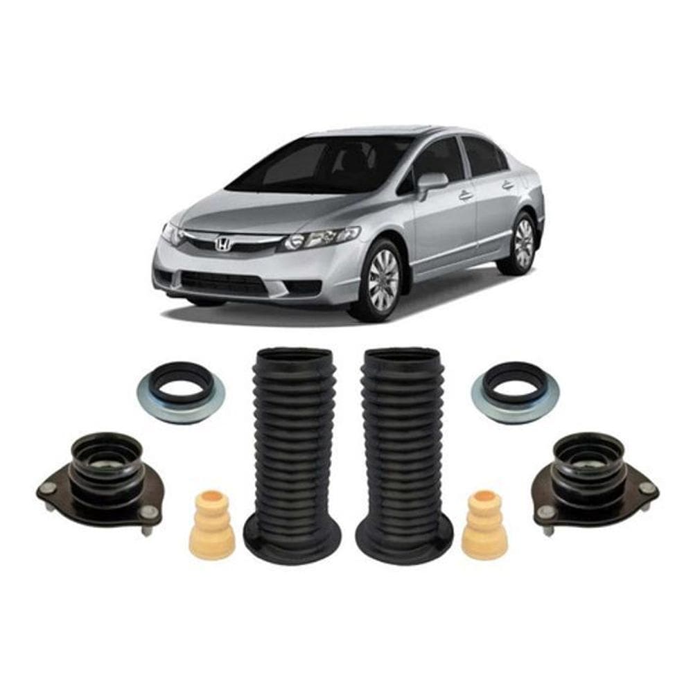 Kit Batente Suspensão Dianteira New Civic 2009 2010 2011