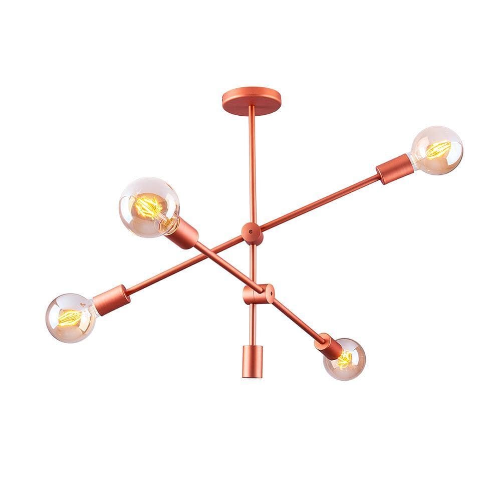 Lustre Pendente Luminária Moderno Sputnik Circuit Retro