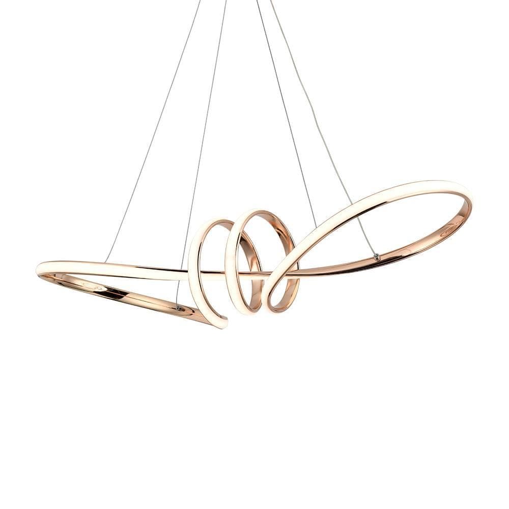 Lustre Pendente Nitrolux Lp-017A Dourado Led Bivolt