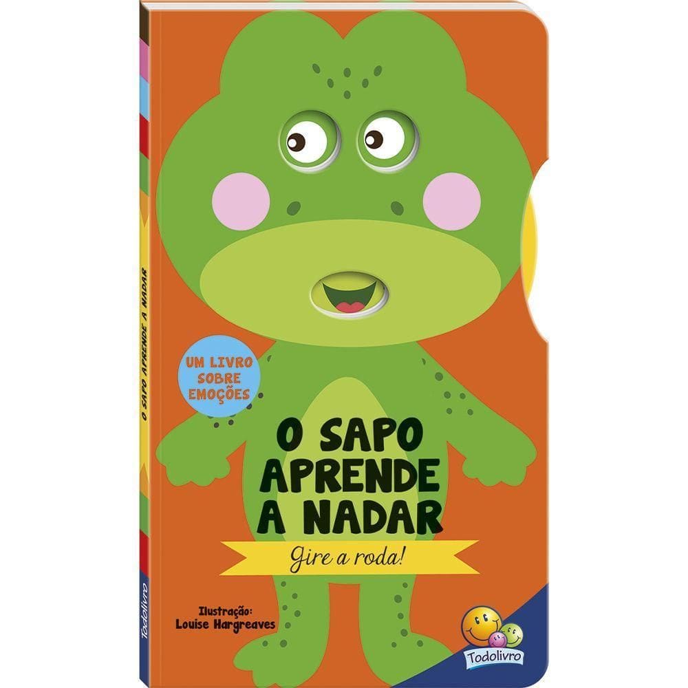 Livro Gire O Disco O Sapo Aprende A Nadar - Ed. Todo Livro