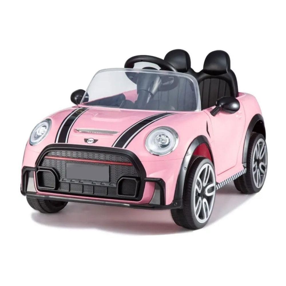 Carro Elétrico Esportivo Rosa Com Controle Remoto 12V