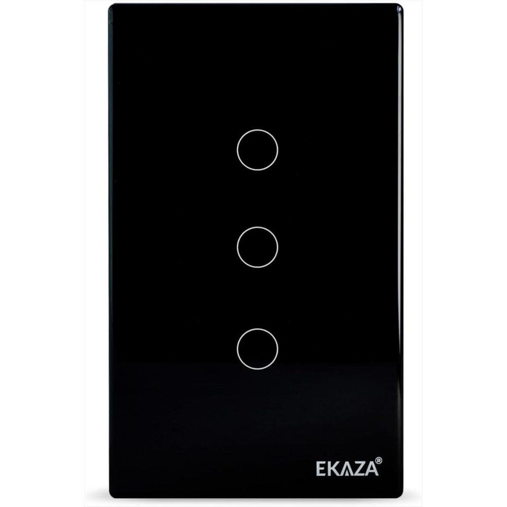 Interruptor Touch Zigbee Inteligente Smart 3 Botões Ekaza