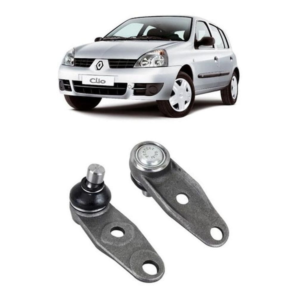 Kit 2 Pivô Bandeja Dianteira Renault Clio 2005 2006 07 2008
