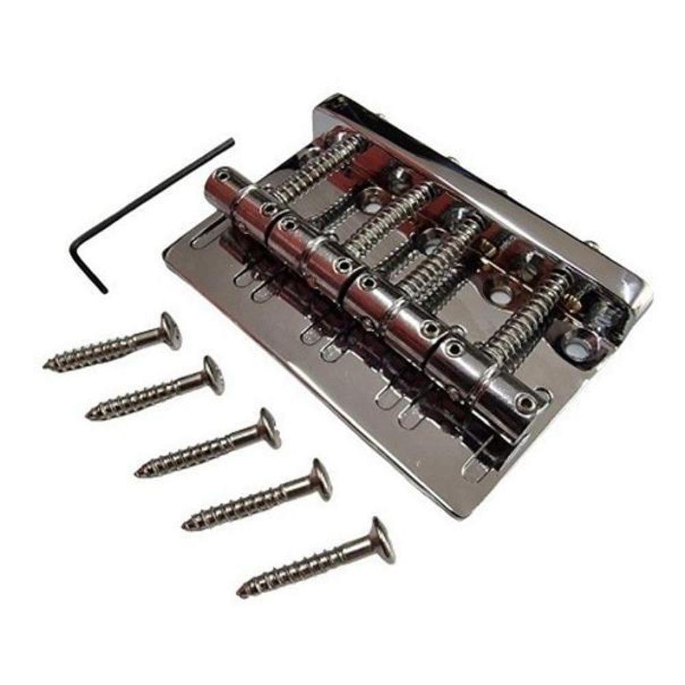 Ponte Baixo Standard 4 Cordas Metal Cromada Ronsani