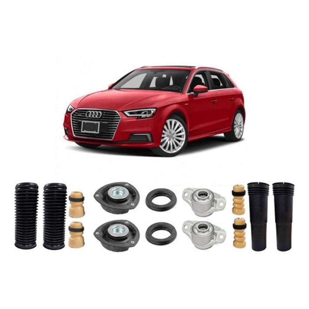 Kit Batente Dianteiro Traseiro Audi A3 2016 2017 2018 2019