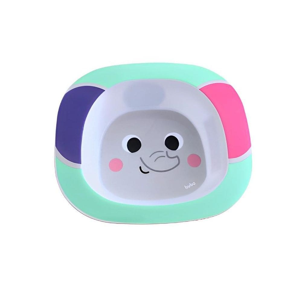 Pratinho Tigela Bowl Infantil Bubazoo Elefante 16298 Buba