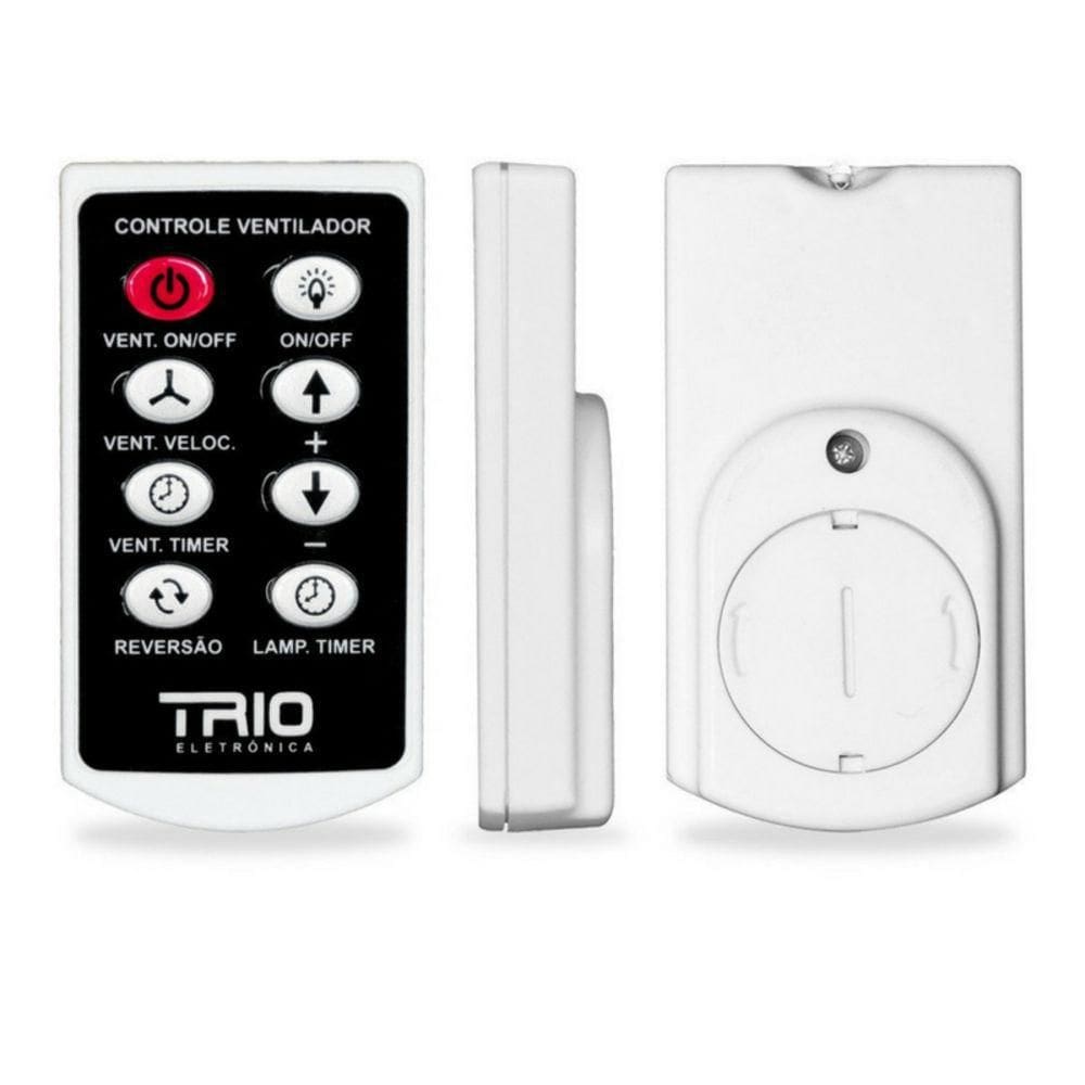 Controle Remoto Trio Para Ventiladores De Teto Com Luz Slim