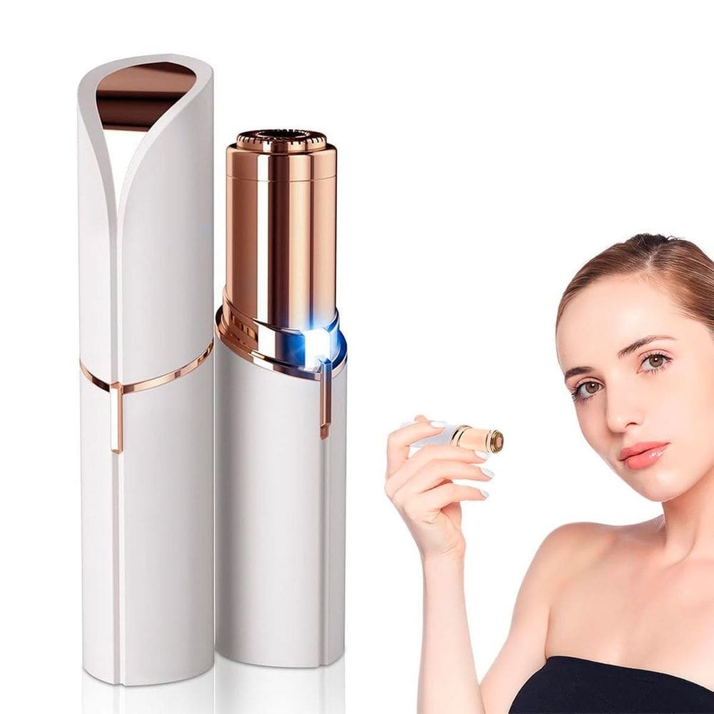 Depiladora Facial Batom Portatil Indolor Para Rosto