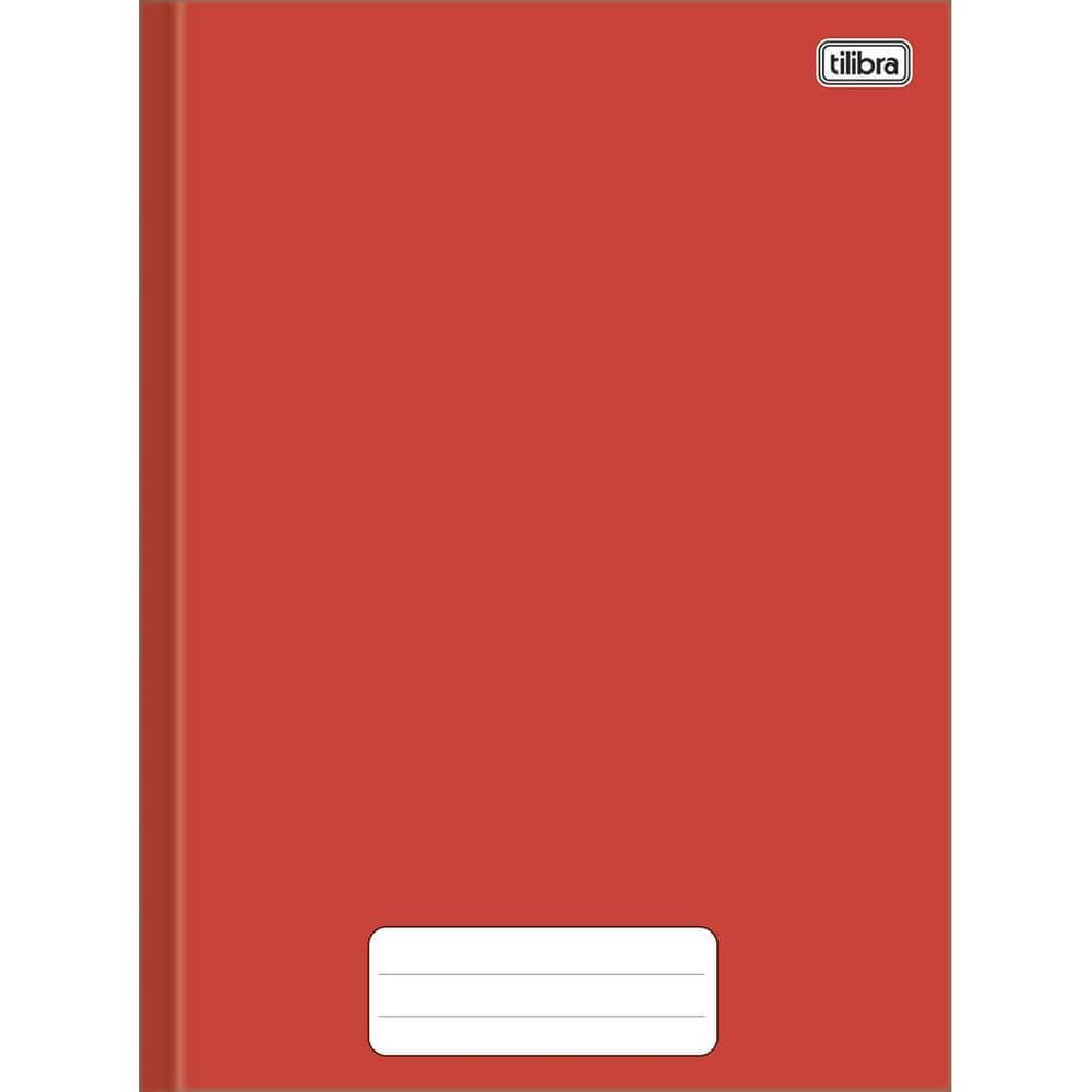 Caderno Brochura Pequeno Pepper Vermelho 80 Folhas Tilibra