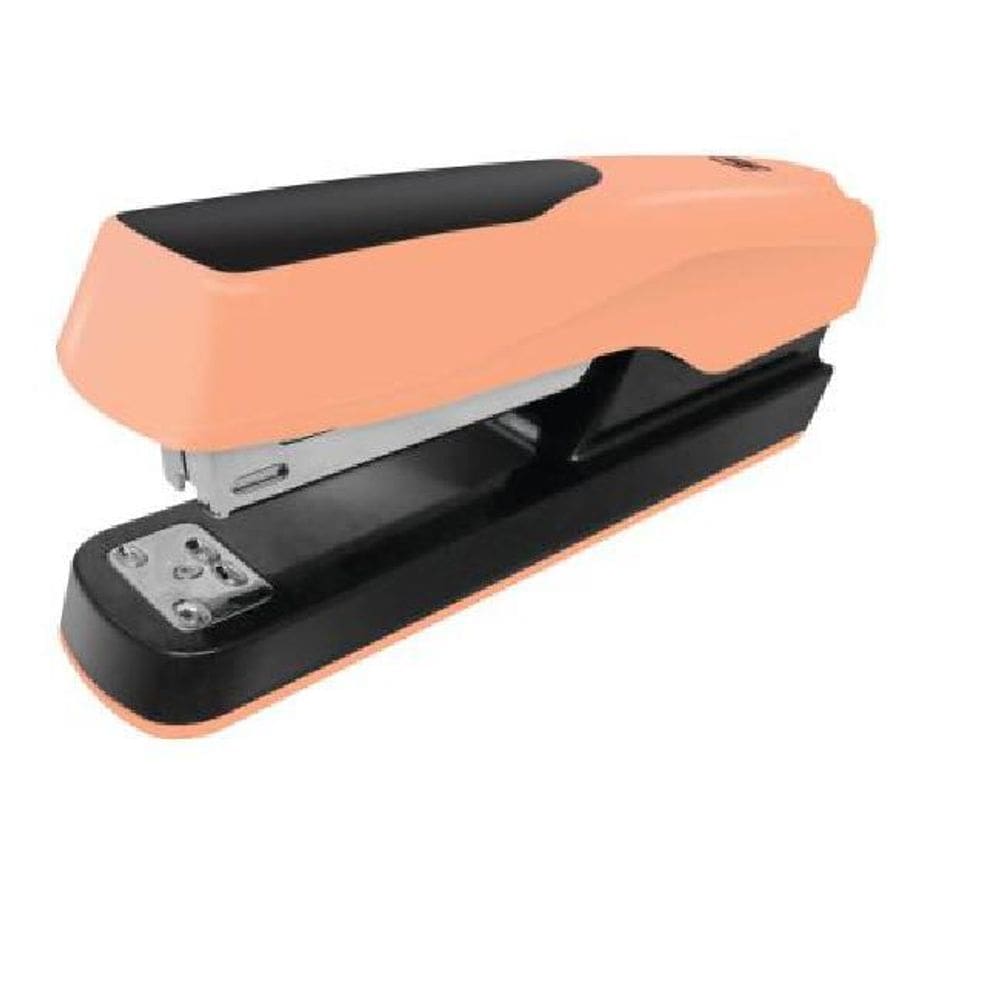 Grampeador 20 Folhas De Mesa G122 Salmão