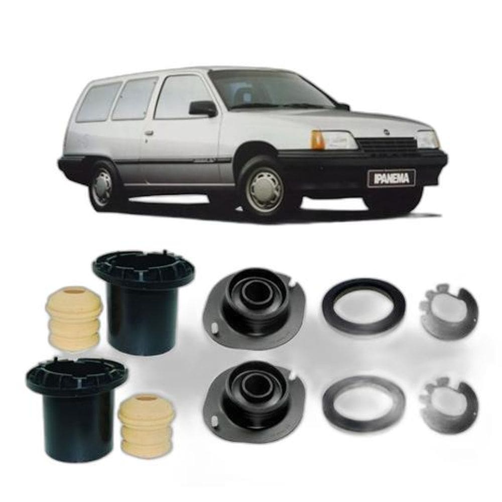 Par Kit Coxim Rolamento Batente Dianteiro Ipanema 1989 1990
