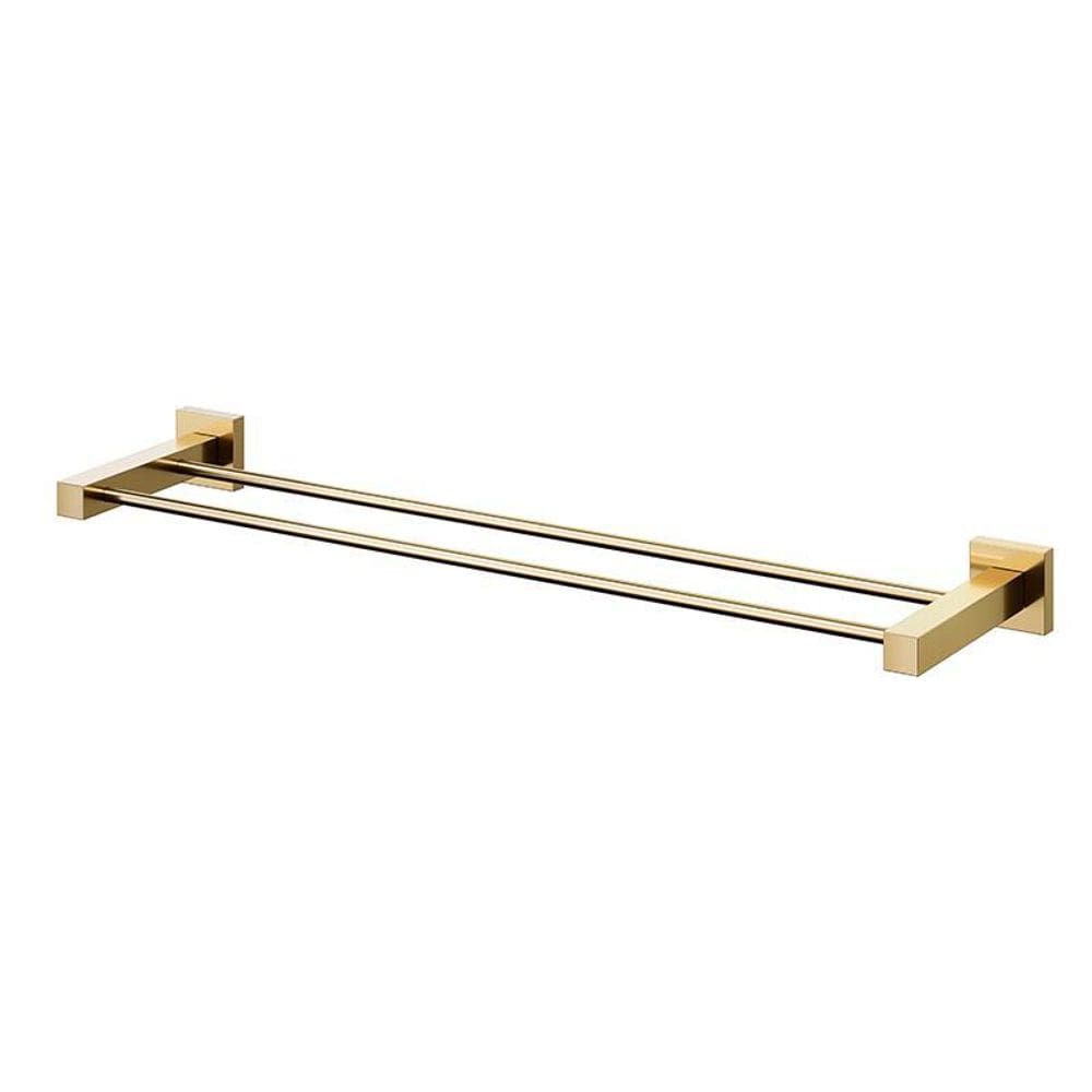 Toalheiro Barra Duplo Docol Square 641843 Ouro Polido