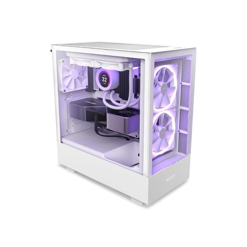 Gabinete Gamer Nzxt H5 Elite Mid Tower Compacto Branco