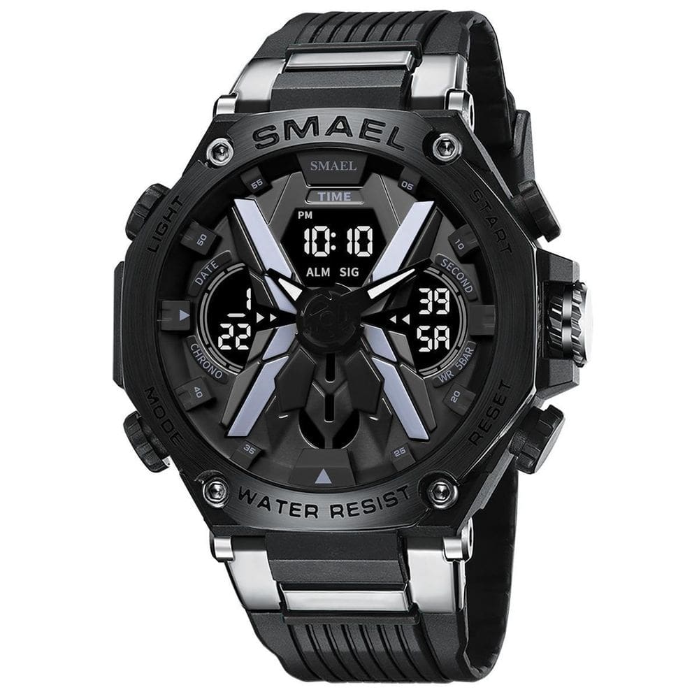 Relógio Masculino Smael Digital 8087 Preto