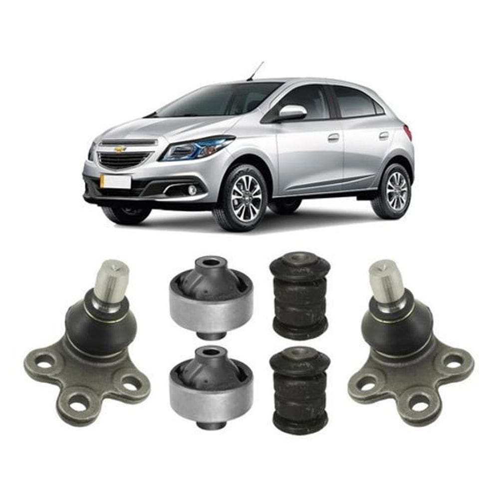 Jogo 4 Bucha 2 Pivô Bandeja Dianteira Onix 16 2017 2018