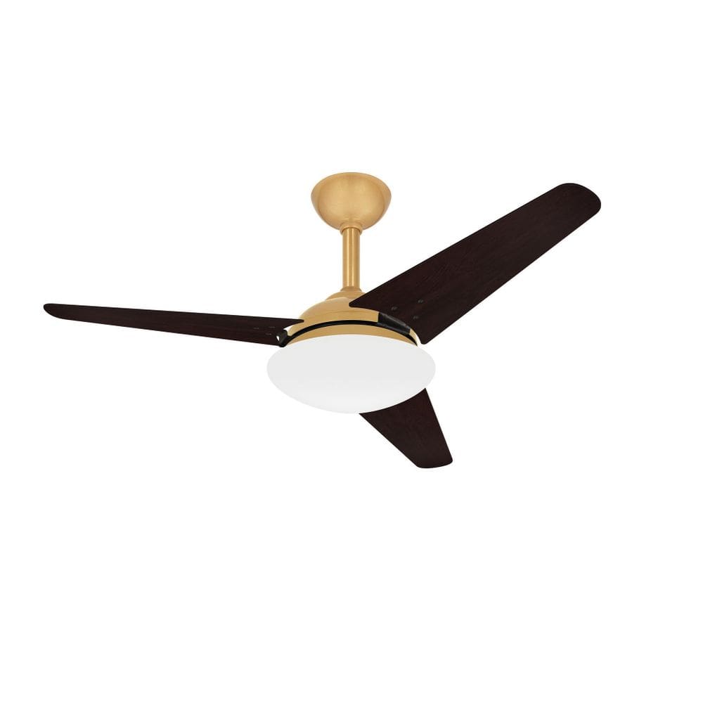 Ventilador Teto Turbo Sala Dourado Breeze 3 Pás Ventax 110V