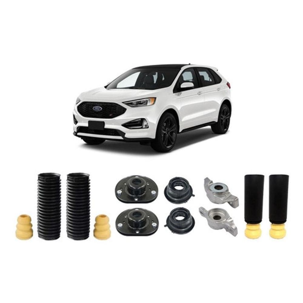 Kit Batente Completo Dianteiro Traseiro Edge 2016 2017 18