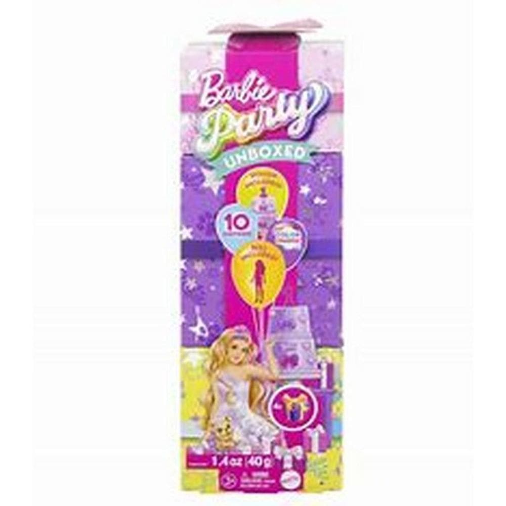 Boneca Barbie Party Unboxed - Birthday Bows - Mattel Jfg68