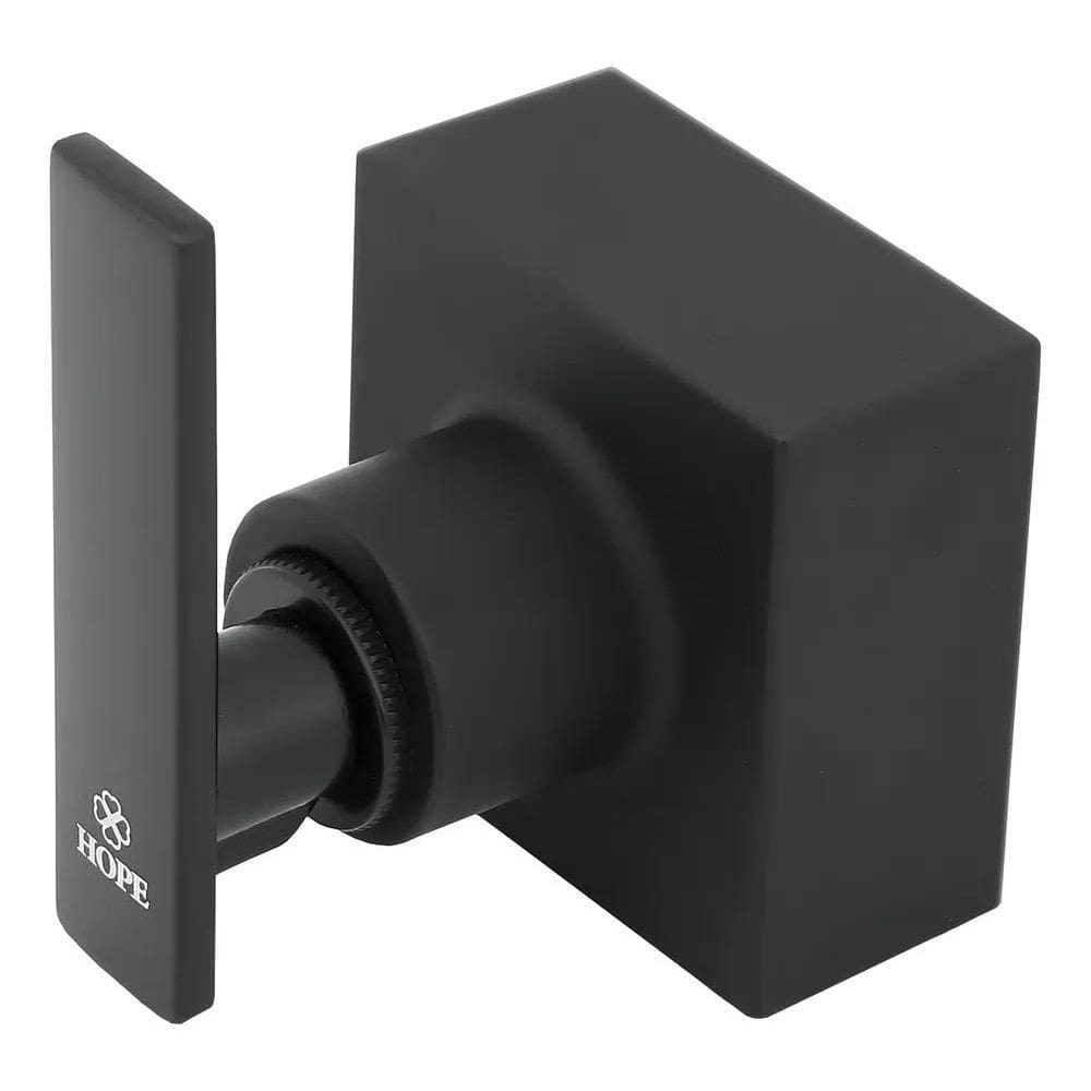 10X Acabamento Registro Preto Deca Metal Quadrado 1/2, 3/4 E