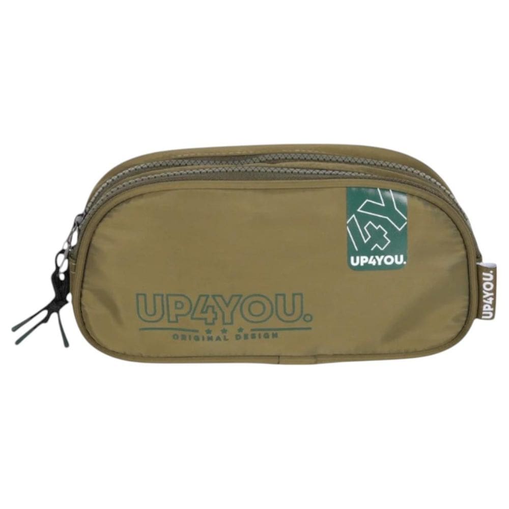 Estojo Duplo Escolar Verde Up4You