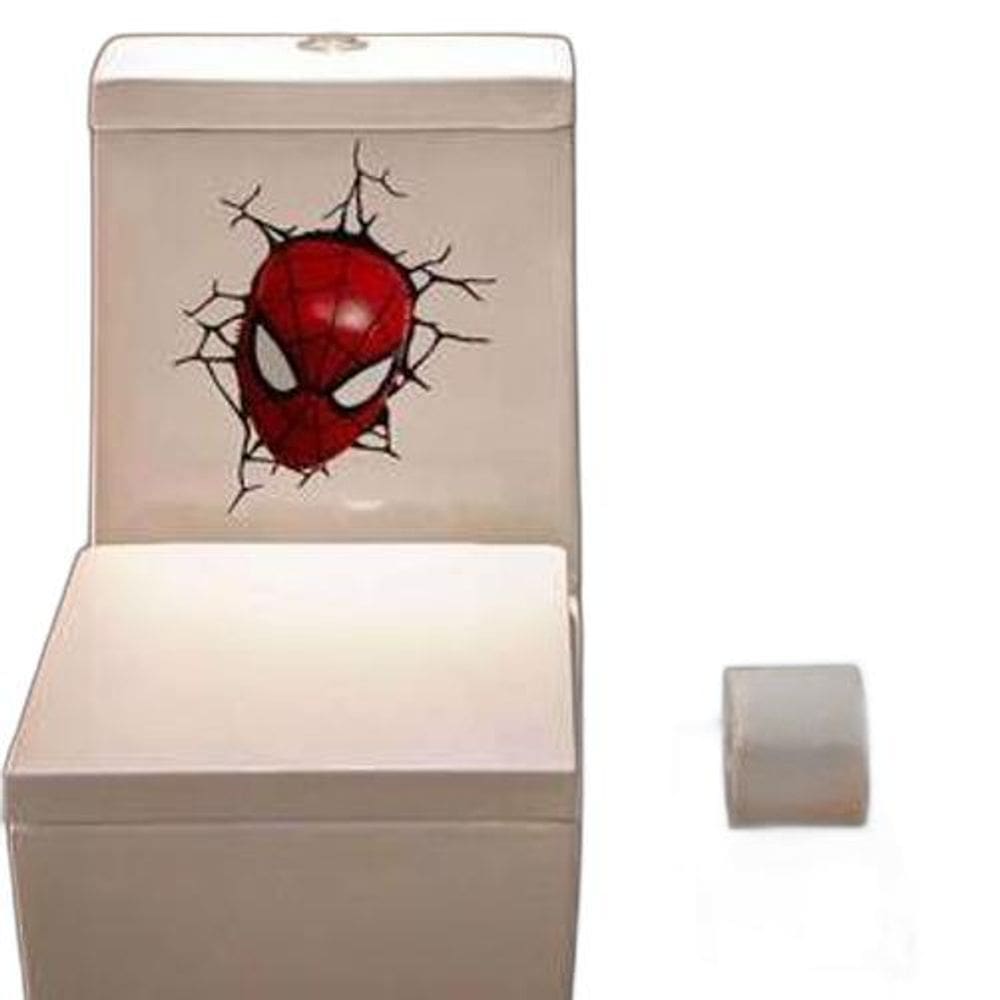 Adesivo De Vaso Sanitário Homem-Aranha