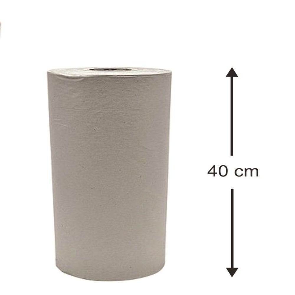 Bobina Papel Cinza 40 Cm X 200Mts - Embalar Proteger