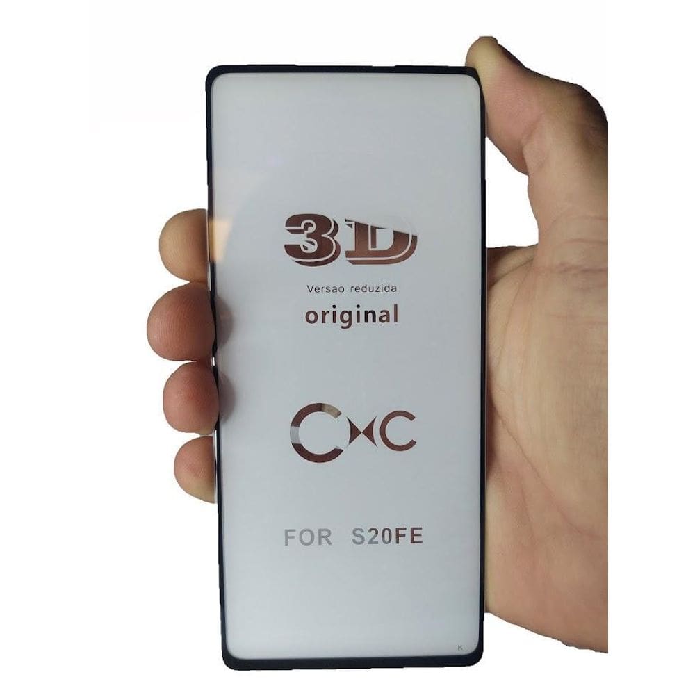 Película De Vidro 3D Compatível Samsung S20 Fe Tela De 6.5