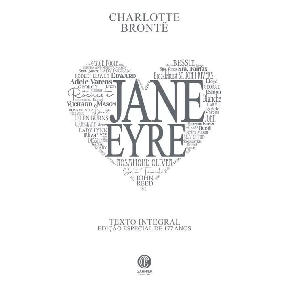 Jane Eyre - Charlotte Bronte - Edição De Luxo - Ed. Garnier