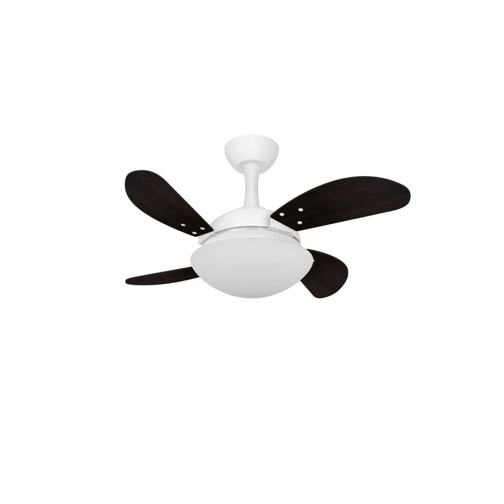 Ventilador Teto Silencioso Mini 4 Pás Tabaco Ventax 220V