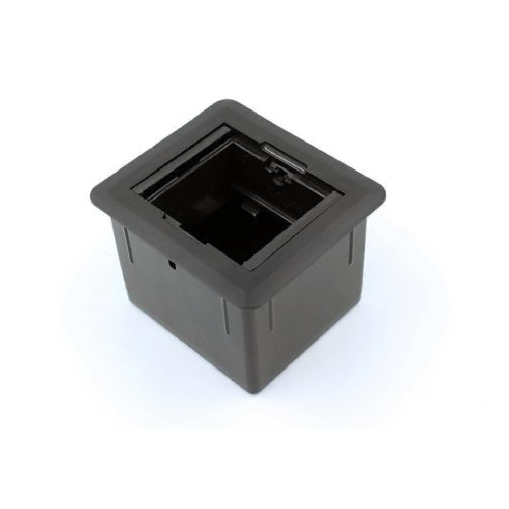 Fundo Caixa Universal Quadrada Abs 2 Blocos Preto Qtmov