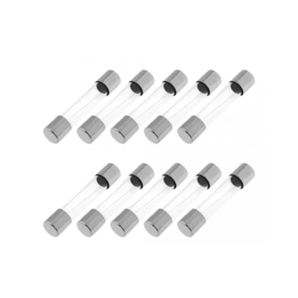 Fusível Vidro Pequeno 20 Agf 1A Com 10Pçs