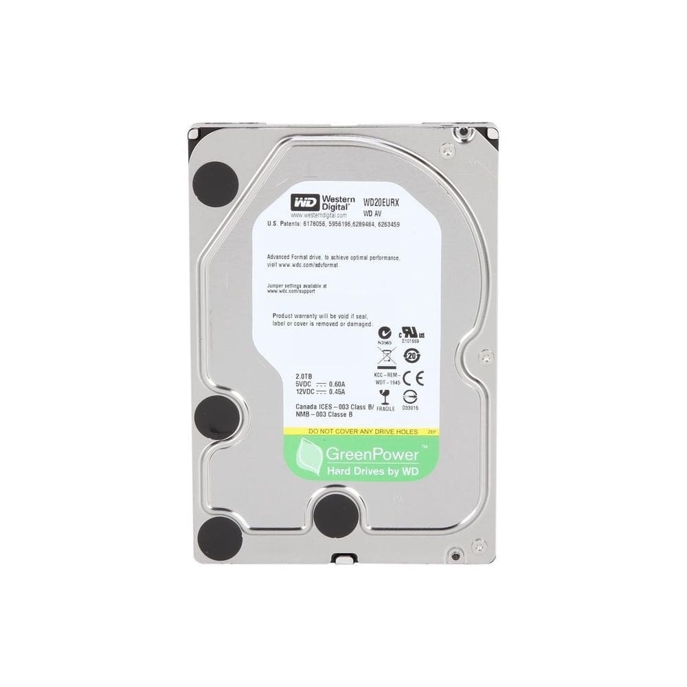 Hd Western Digital Wd20eurx 2tb Green Power