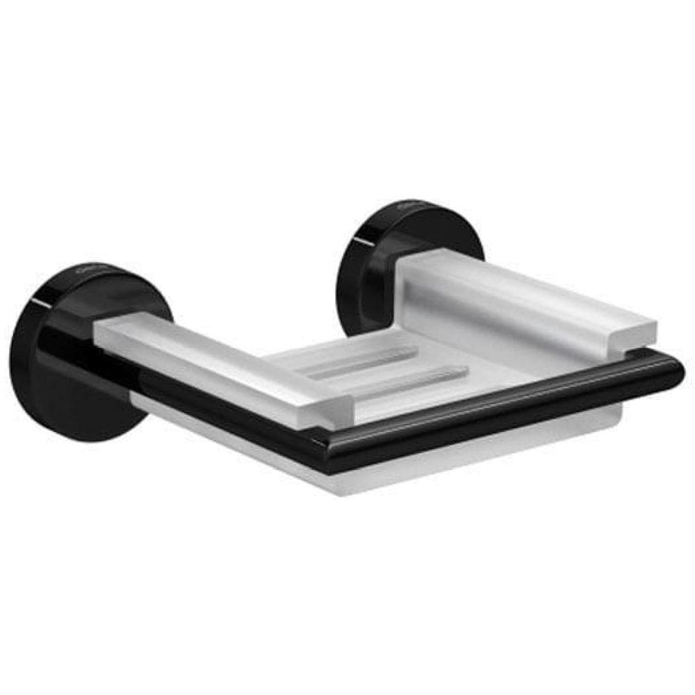 Saboneteira De Parede Disco Black Noir - Deca