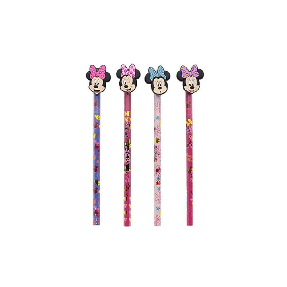 Lápis Preto Top Hb Emborrachado Minnie Mouse Molin