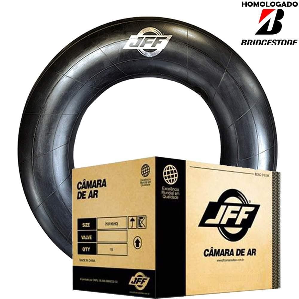 Caixa 20 Câmaras De Ar 700-16 750-16 Aro 16 Bico Borracha Tr15 Jff Homologado Bridgestone