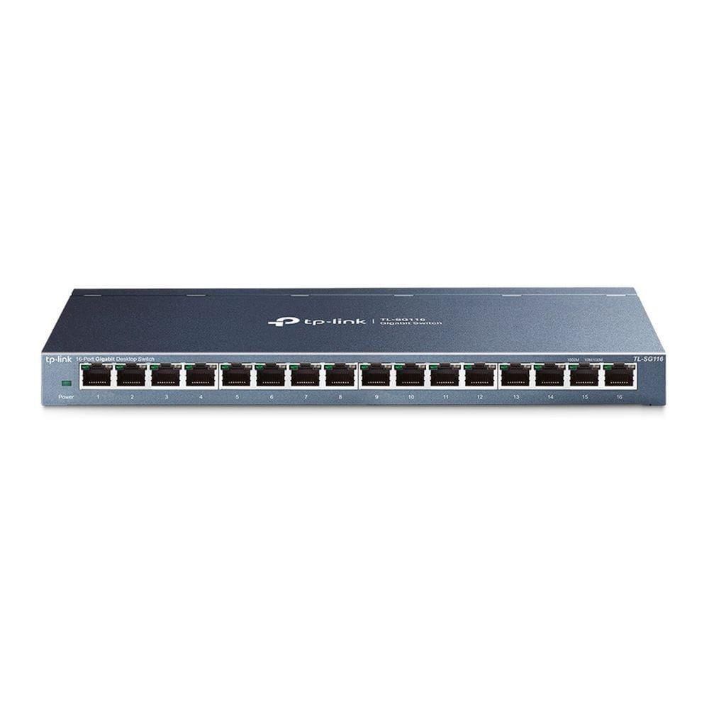 Switch Gigabit De Mesa De 16 Portas Tl-sg116 Smb