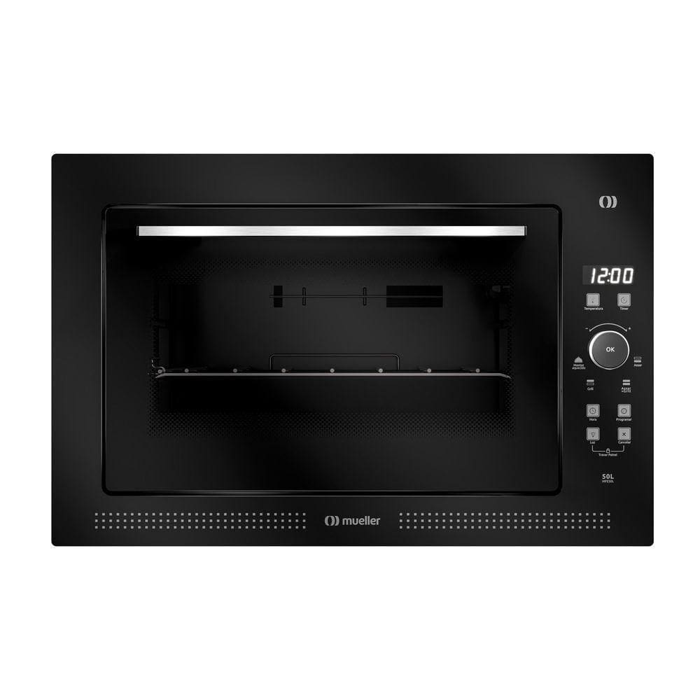 Forno Elétrico De Embutir Digital Mueller 50 Litros Preto MFE50L 110V