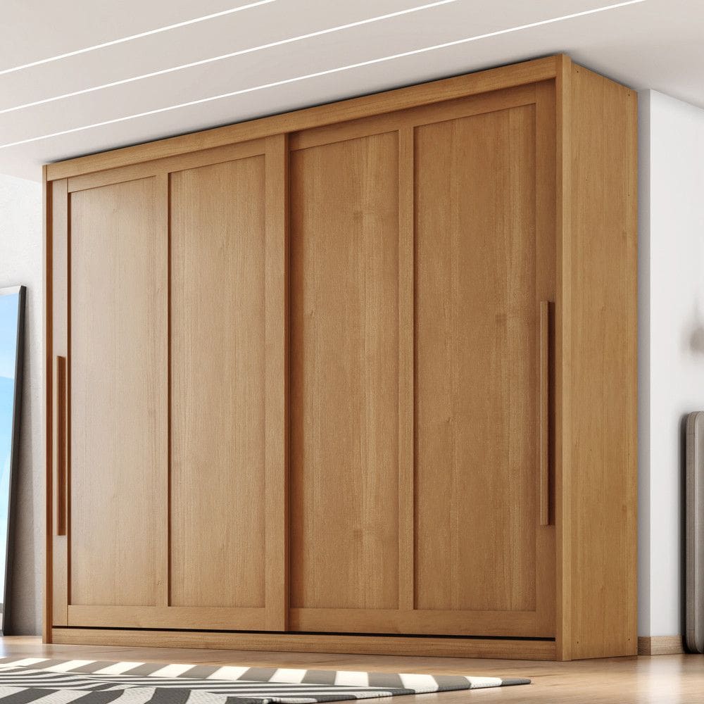 Guarda Roupa Casal 2 Portas de Correr Atraente Zanzini