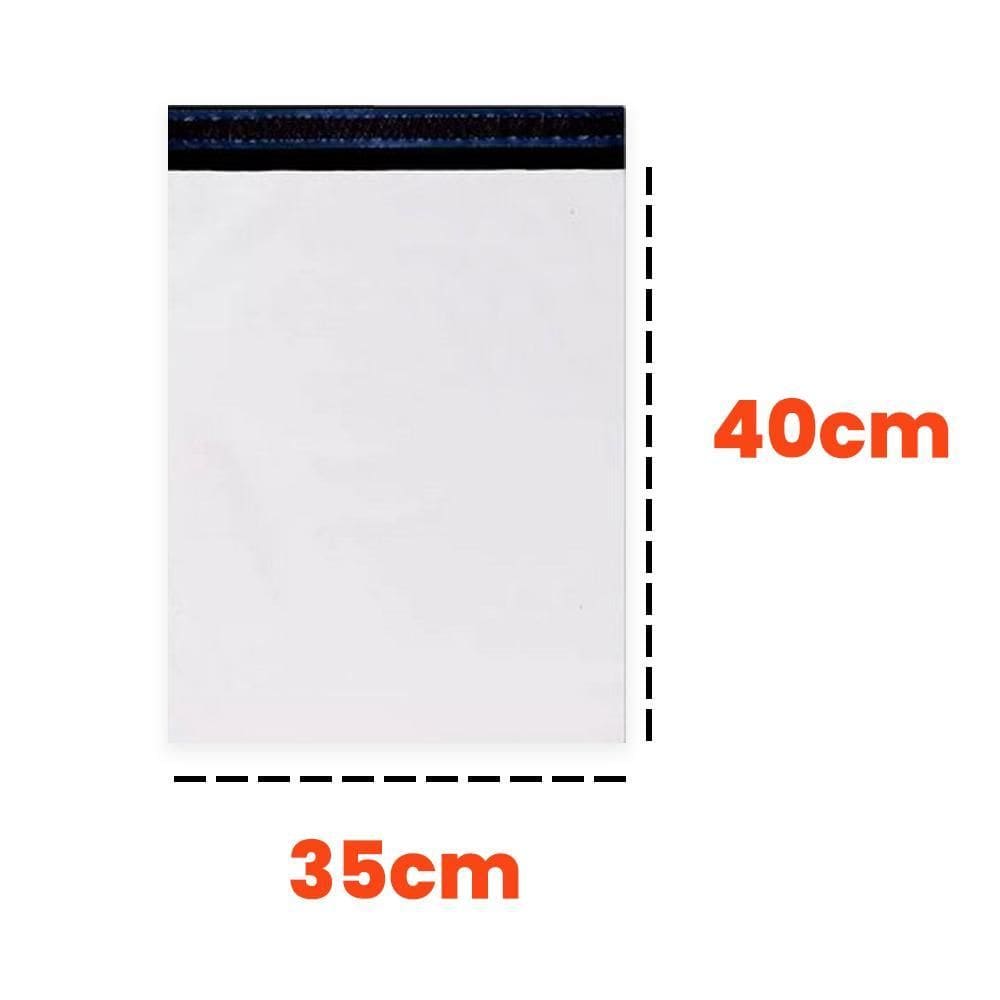 Envelope Plástico Branco 35X40 20 Un