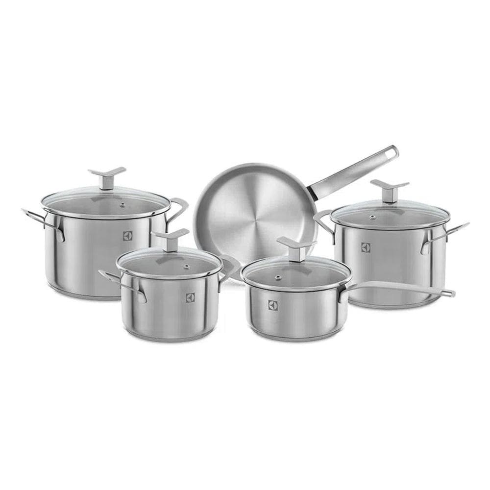 Jogo De Panelas Electrolux Inox Com 5 Peças