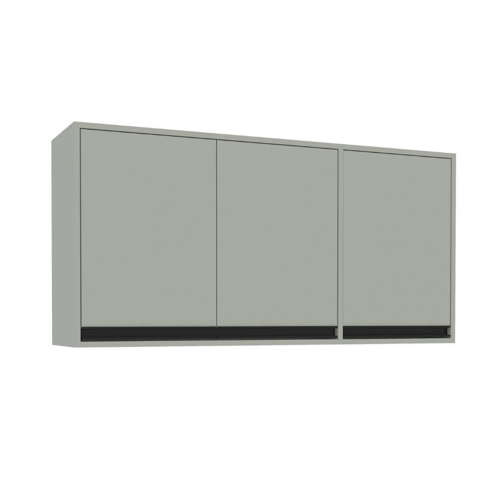 Armário Aéreo 3 Portas 120cm Koya Politorno Móveis