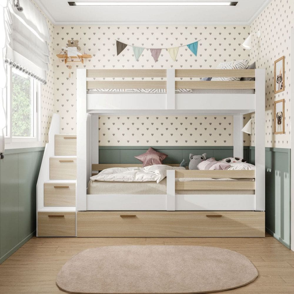 Treliche Juvenil com escada Betina Mobikasa