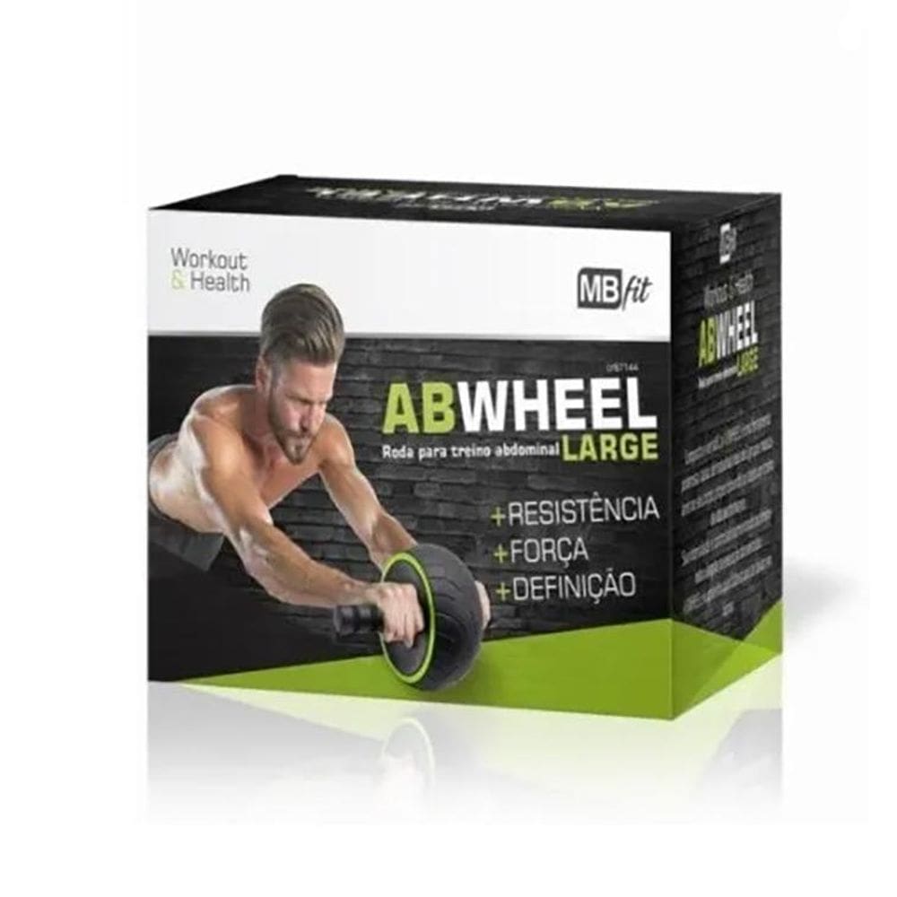 Roda Profissional Rolo Abdominal Lombar Grossa Musculação