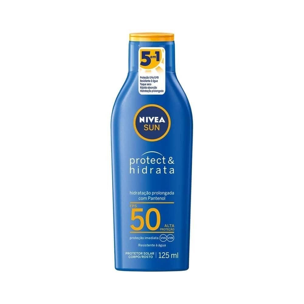 Protetor Solar Nivea Sun FPS50 Protect & Hidrata 125ml
