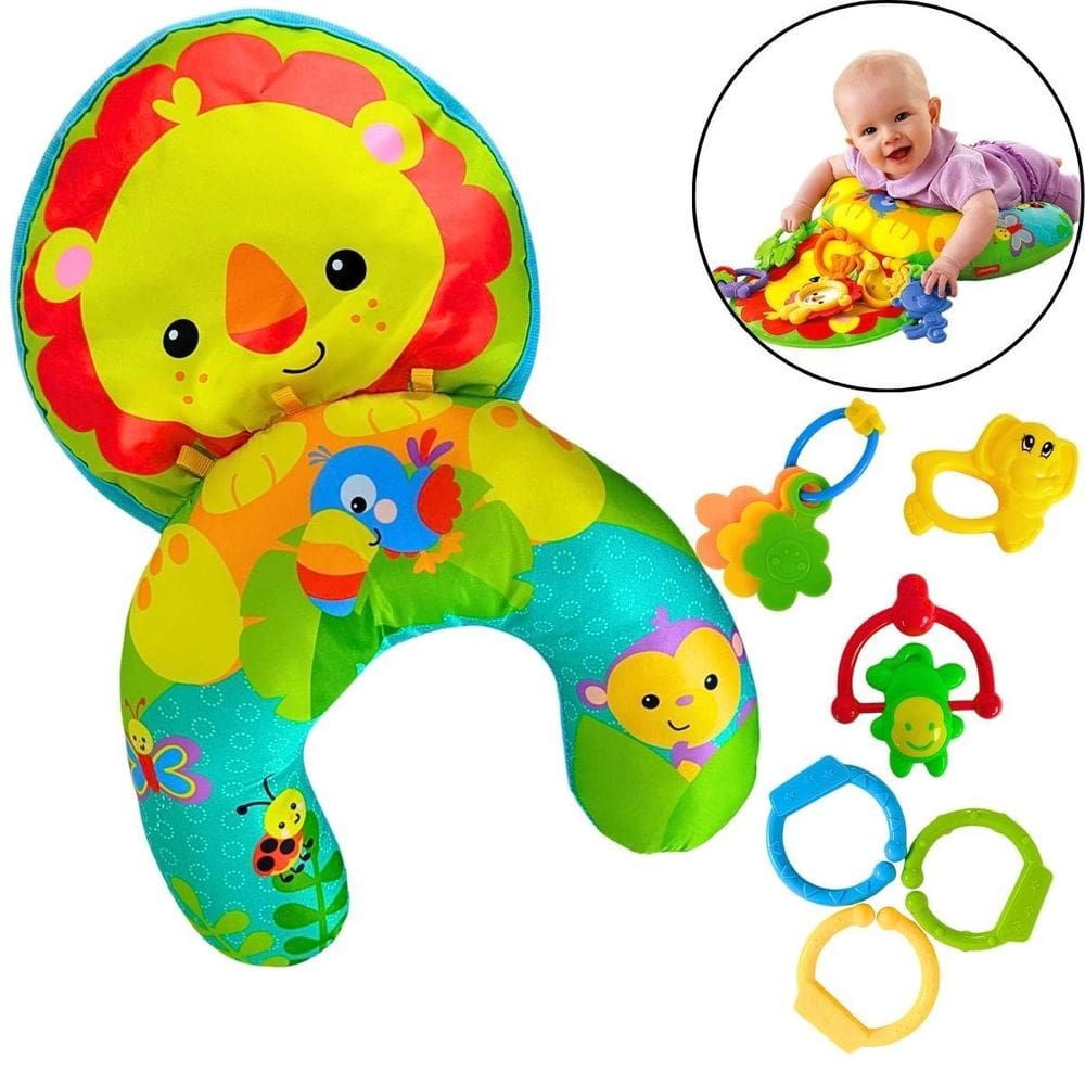 Almofada De Atividades Interativas Leão Para Bebês Castela