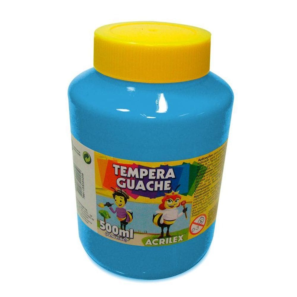 Tinta guache Azul Celeste 500ml 503 Acrilex