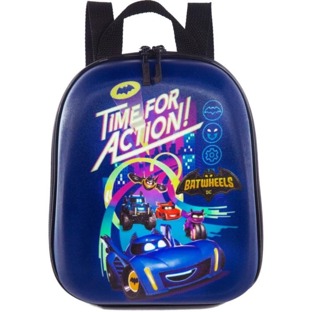 Mochila Pequena Maxtoy Batwheels Azul