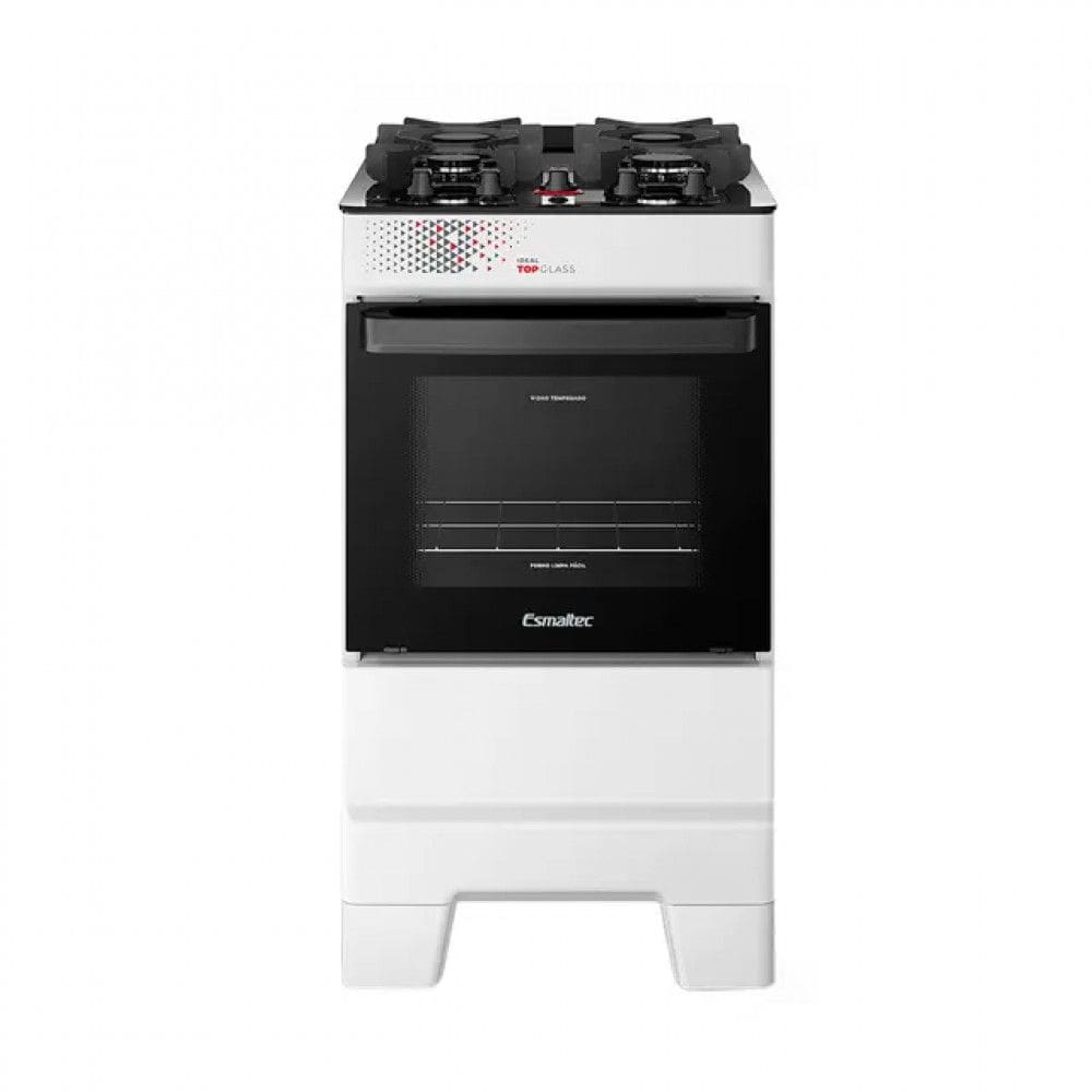 Fogão Ideal Top Bivolt 4 Bocas Automático Mesa de Vidro Esmaltec