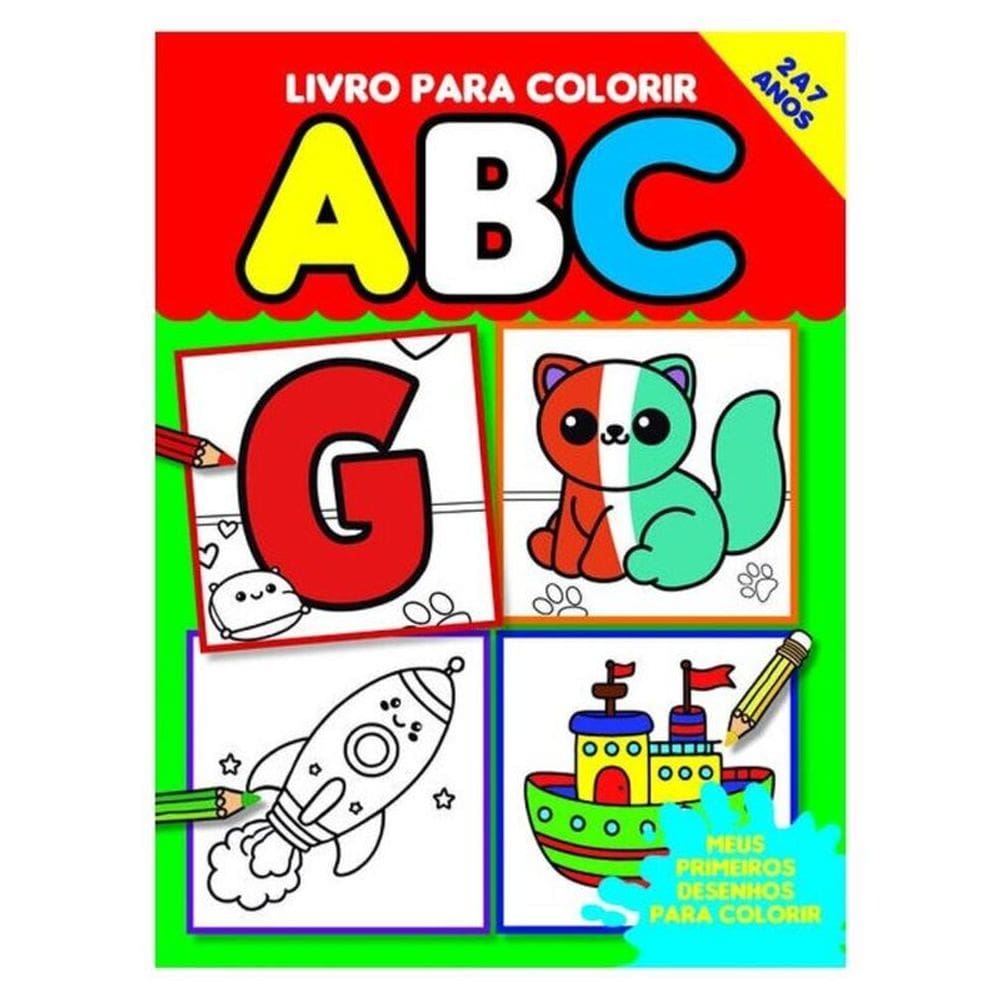 Livro Para Colorir Abc